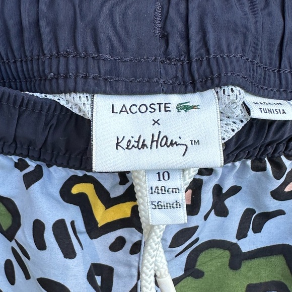 Lacoste Keith Haring Boys Size 10 Swim Trunks! Awesome and Pristine! - Picture 5 of 5
